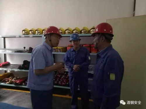 酒鋼公司副總經理朱愛炳一行深入紫玉酒店管理公司開展安全環保專題調研